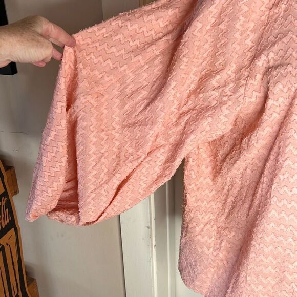 Anthropologie Corey Lynn Carter Noemi Pink Top Nwt Size Large - Picture 3 of 7